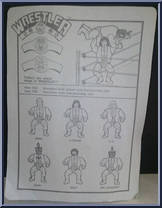 Mark from Wrestler - Blue Cards manufactured by Sungold [Back]