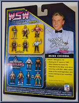Referee Mike Chioda from Wrestle-Something Wrestlers - Series 1 manufactured by FC Toys [Back]