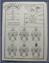 A. Champ from Wrestling Champions - Yellow Border Cards manufactured by Unknown [Back]