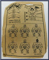 Eye Patch from Wrestling Champions - Yellow Border Cards manufactured by Unknown [Back]