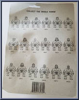 Red Shorts from Wrestling Champions - Blue Cards manufactured by Unknown [Back]