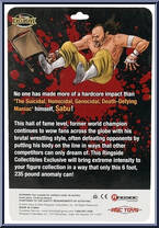 Sabu (Gold) from Wrestling - Bell to Bell manufactured by RSC Toys [Back]