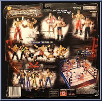 Matt Hardy / Rey Mysterio from WWE Adrenaline - Series  2 manufactured by Jakks Pacific [Back]