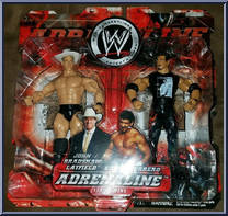 John Bradshaw Layfield / Eddie Guerrero from WWE Adrenaline - Series  9 manufactured by Jakks Pacific [Front]