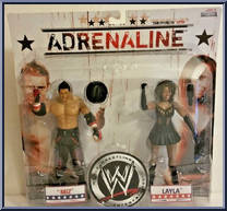 Miz / Layla from WWE Adrenaline - Series 29 manufactured by Jakks Pacific [Front]