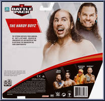 Hardy Boyz from WWE Battle Packs - Series 65 manufactured by Mattel [Back]