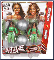 Naomi & Cameron from WWE Battle Packs - Series 24 manufactured by Mattel [Front]