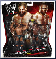 David Otunga & Michael Tarver (Dual Impact) from WWE Battle Packs - Series 10 manufactured by Mattel [Front]