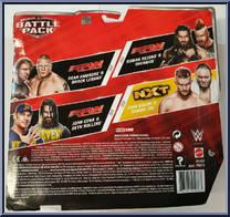 Roman Reigns & Sheamus from WWE Battle Packs - Series 43 manufactured by Mattel [Back]