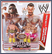 Macho Man Randy Savage vs. CM Punk from WWE Battle Packs - Series 14 manufactured by Mattel [Front]