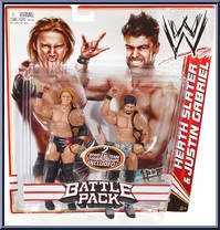 Heath Slater & Justin Gabriel from WWE Battle Packs - Series 14 manufactured by Mattel [Front]