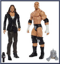 Triple H & Stephanie McMahon from WWE Battle Packs - Series 42 manufactured by Mattel [Loose]
