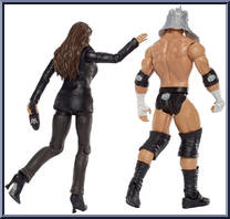 Triple H & Stephanie McMahon from WWE Battle Packs - Series 42 manufactured by Mattel [Loose]