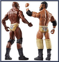 Darren Young & Titus O'Neil from WWE Battle Packs - Series 39 manufactured by Mattel [Loose]