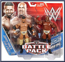 Darren Young & Titus O'Neil from WWE Battle Packs - Series 39 manufactured by Mattel [Front]