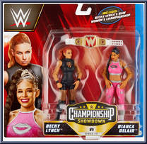 Becky Lynch / Bianca Belair from WWE Championship Showdown - Series 11 manufactured by Mattel [Front]