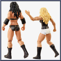 Chyna vs Trish Stratus from WWE Championship Showdown - Series  5 manufactured by Mattel [Loose]