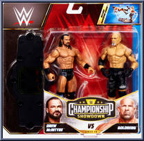 Drew McIntyre vs Goldberg from WWE Championship Showdown - Series  8 manufactured by Mattel [Front]