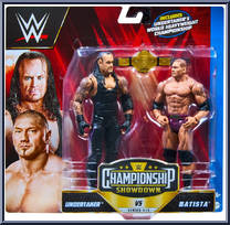 Undertaker vs Batista from WWE Championship Showdown - Series 13 manufactured by Mattel [Front]