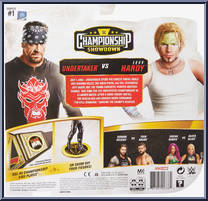 Undertaker vs Jeff Hardy from WWE Championship Showdown - Series  1 manufactured by Mattel [Back]