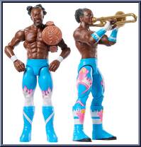 Xavier Woods & Kofi Kingston from WWE Championship Showdown - Series 21 manufactured by Mattel [Loose]