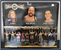Edge / Big Show / John Cena from WWE Classic Superstars - 3-Packs manufactured by Jakks Pacific [Back]