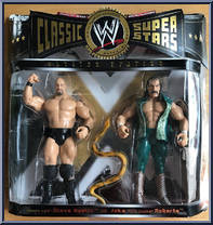 Jake the Snake Roberts / Stone Cold Steve Austin from WWE Classic Superstars - 2-Packs - Series  2 manufactured by Jakks Pacific [Front]
