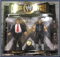 Paul Bearer / Undertaker from WWE Classic Superstars - 2-Packs - Series  4 manufactured by Jakks Pacific [Front]