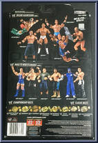 Rey Mysterio (Pre-Production Run) from WWE Deluxe Aggression - Series  1 manufactured by Jakks Pacific [Back]