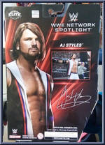 AJ Styles (Wrestlemania 33) from WWE Elite Collection - WWE Network Spotlight manufactured by Mattel [Back]