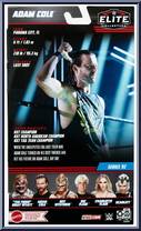 Adam Cole from WWE Elite Collection - Series  92 manufactured by Mattel [Back]