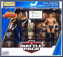 Dean Ambrose vs Miz (Battle Pack) from WWE Elite Collection - Hall of Champions manufactured by Mattel [Front]