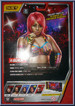 Asuka from WWE Elite Collection - Series  47 A manufactured by Mattel [Back]