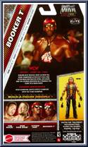Booker T from WWE Elite Collection - Monday Night War - Series 3 manufactured by Mattel [Back]