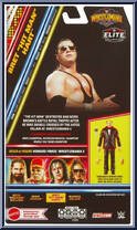 Bret "Hit Man" Hart from WWE Elite Collection - Wrestlemania 41 manufactured by Mattel [Back]