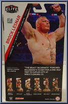 Brock Lesnar from WWE Elite Collection - Series  55 manufactured by Mattel [Back]