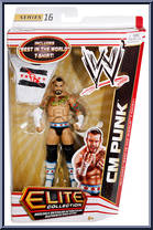 CM Punk from WWE Elite Collection - Series  16 manufactured by Mattel [Front]