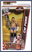 CM Punk from WWE Elite Collection - Series  20 manufactured by Mattel [Front]