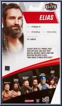 Elias from WWE Elite Collection - Series  73 manufactured by Mattel [Back]