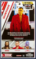 Gunther from WWE Elite Collection - Top Picks - 2024 manufactured by Mattel [Back]