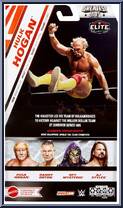 Hulk Hogan from WWE Elite Collection - Greatest Hits - 2024 manufactured by Mattel [Back]