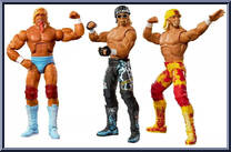 Hulk Hogan 40th Anniversary 3-Pack from WWE Elite Collection - Box Sets manufactured by Mattel [Loose]