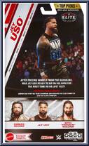Jey Uso from WWE Elite Collection - Top Picks - 2025 manufactured by Mattel [Back]
