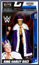 King Harley Race from WWE Elite Collection - Greatest Hits - 2023 manufactured by Mattel [Front]