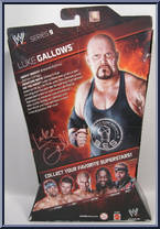 Luke Gallows from WWE Elite Collection - Series   9 manufactured by Mattel [Back]