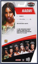 Naomi from WWE Elite Collection - Series  78 manufactured by Mattel [Back]