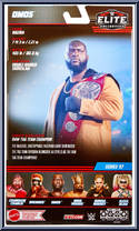 Omos from WWE Elite Collection - Series  97 manufactured by Mattel [Back]