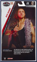 Pete Dunne from WWE Elite Collection - Exclusives manufactured by Mattel [Back]