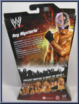 Rey Mysterio from WWE Elite Collection - Best of 2010 manufactured by Mattel [Back]
