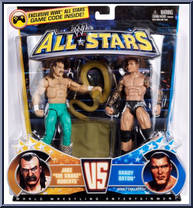 Jake Roberts vs. Randy Orton from WWE Elite Collection - WWE All-Stars manufactured by Mattel [Front]